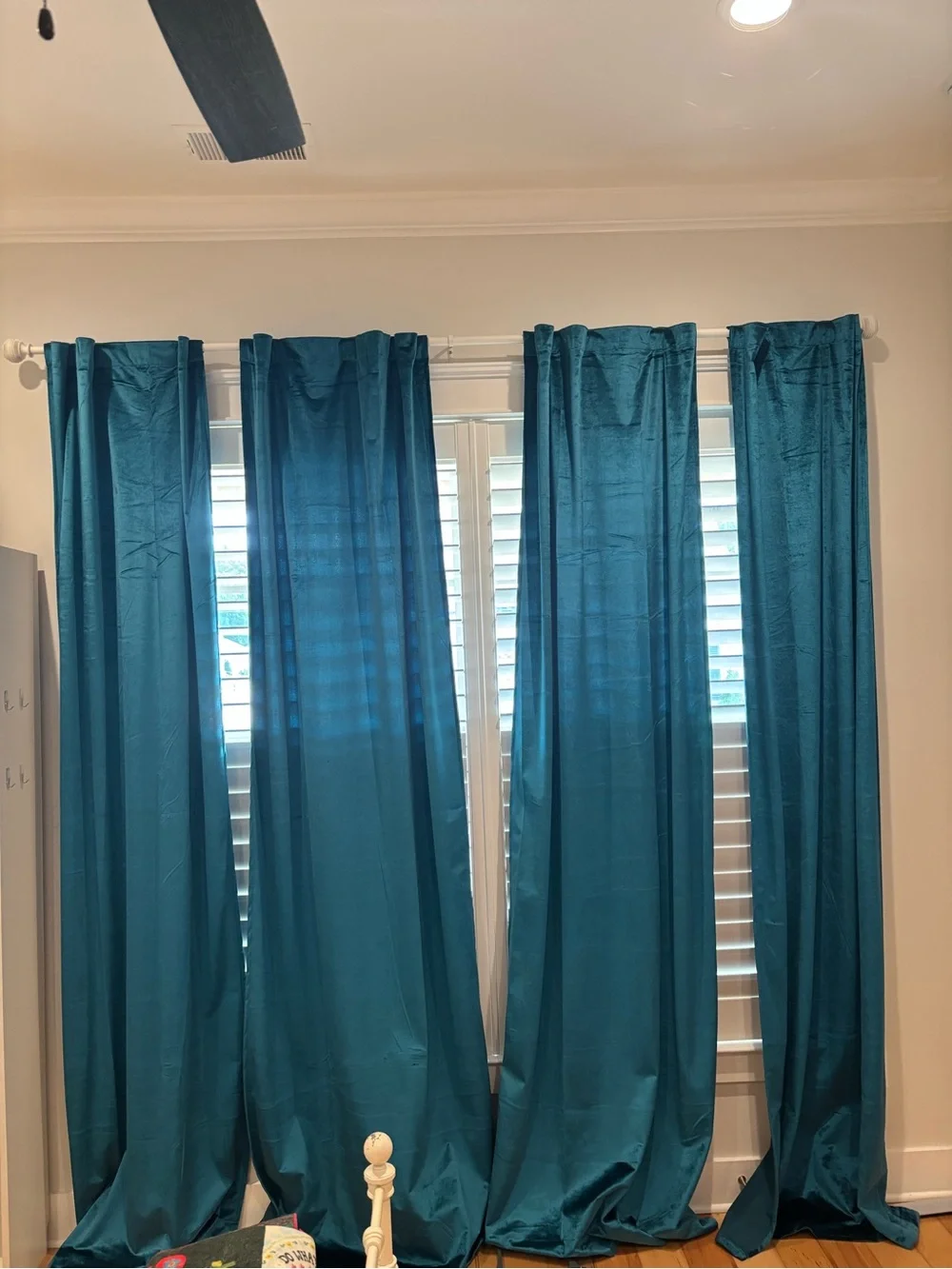 Rachel Zoe Teal Window Curtain Panels
